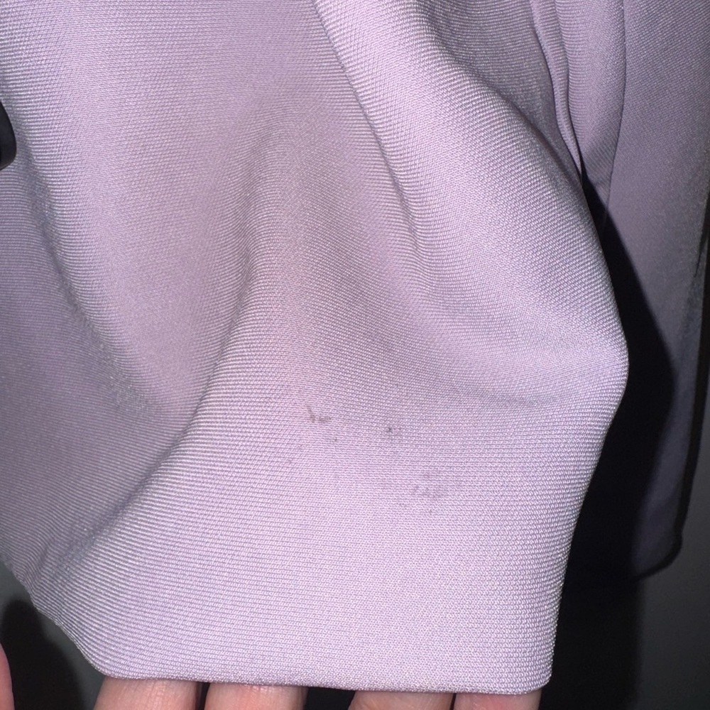 Lulu's Lilac Lavender Purple Double-Breasted Blazer - Picture 5 of 5